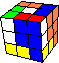 4 cycling small squares with false commata base - 4 zirkelnde kleine Quader mit einer falschen Kommata-Basis