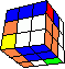 column cube in cube back - Sulen-Wrfel im Wrfel hinten