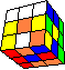 complex commata cube #3 back - komplexer Kommata-Wrfel #3 hinten