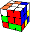 complex line around cube in cube #1 - komplexe Wrfel im Wrfel Linie #1