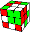 chain of corners and edges (cube in cube) Kanten-Ecken-Kette (Wrfel im Wrfel)