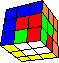 irregular cube in cube back - irregulrer Wrfel im Wrfel hinten