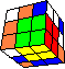 an odd cube in cube back - ein ungerader Wrfel im Wrfel hinten