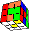 cube in cube mixed with 4 edges back - Wrfel im Wrfel gemischt mit 4 Kanten hinten