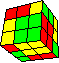 odd commata cube #4 back - ungerader Kommata-Wrfel im Wrfel #4 hinten