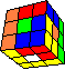 wrong cube in cube 2 suitcase angles back - falscher Wrfel im Wrfel 2 Kofferecken hinten