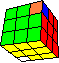 two edges and two corners in a space diagonal #2 back - zwei Kanten und zwei Ecken in einer Raumdiagonale #2 hinten