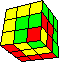 Cube in a cube in a cube back - Wrfel im Wrfel im Wrfel hinten