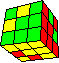 Edge hexagon of order 3 back - Kanten-Sechseck der 3. Ordnung hinten