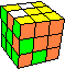 2D - 8 Ecken: 4 berkreuz vertauscht, vier mittig (vorne, hinten) (ergibt 6 Kreuze)