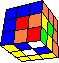 odd edge rings in cube in cube #6 back - ungerade Kantenringe im Wrfel im Wrfel #6 hinten