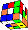 complex commata cube #1 back - komplexer Kommata-Wrfel #1 hinten
