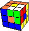 Suitcase angles in cube in cube - Kofferecken in Wrfel im Wrfel