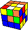 open suitcase angles in cube in cube - offene Kofferecken in Wrfel im Wrfel