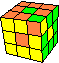 dots with cube in cube - Spiegelei mit Wrfel im Wrfel