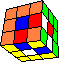 odd edge rings in cube in cube #1 back - ungerade Kantenringe im Wrfel im Wrfel #1 hinten