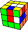 three flags in in cube in cube #4 - drei Fahnen im Wrfel im Wrfel #4