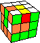 three flags in in cube in cube #6 - drei Fahnen im Wrfel im Wrfel #6