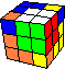 cube in cube with corner breaks - Wrfel im Wrfel mit Unterbrechungen durch Ecken