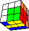 2 bars near to cube in cube back - 2 Balken nahe am Wrfel im Wrfel dran hinten