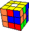 cube in cube mixed with 4 edges - Wrfel im Wrfel gemischt mit 4 Kanten